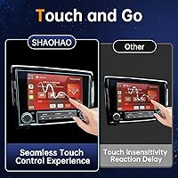 Vista 4 de SHAOHAO Protector de pantalla para Nissan Frontier 2023 2024 para Nissan Frontier 2022 2023 2024 Accesorios Frontier (S, SV) 8 en Frontier