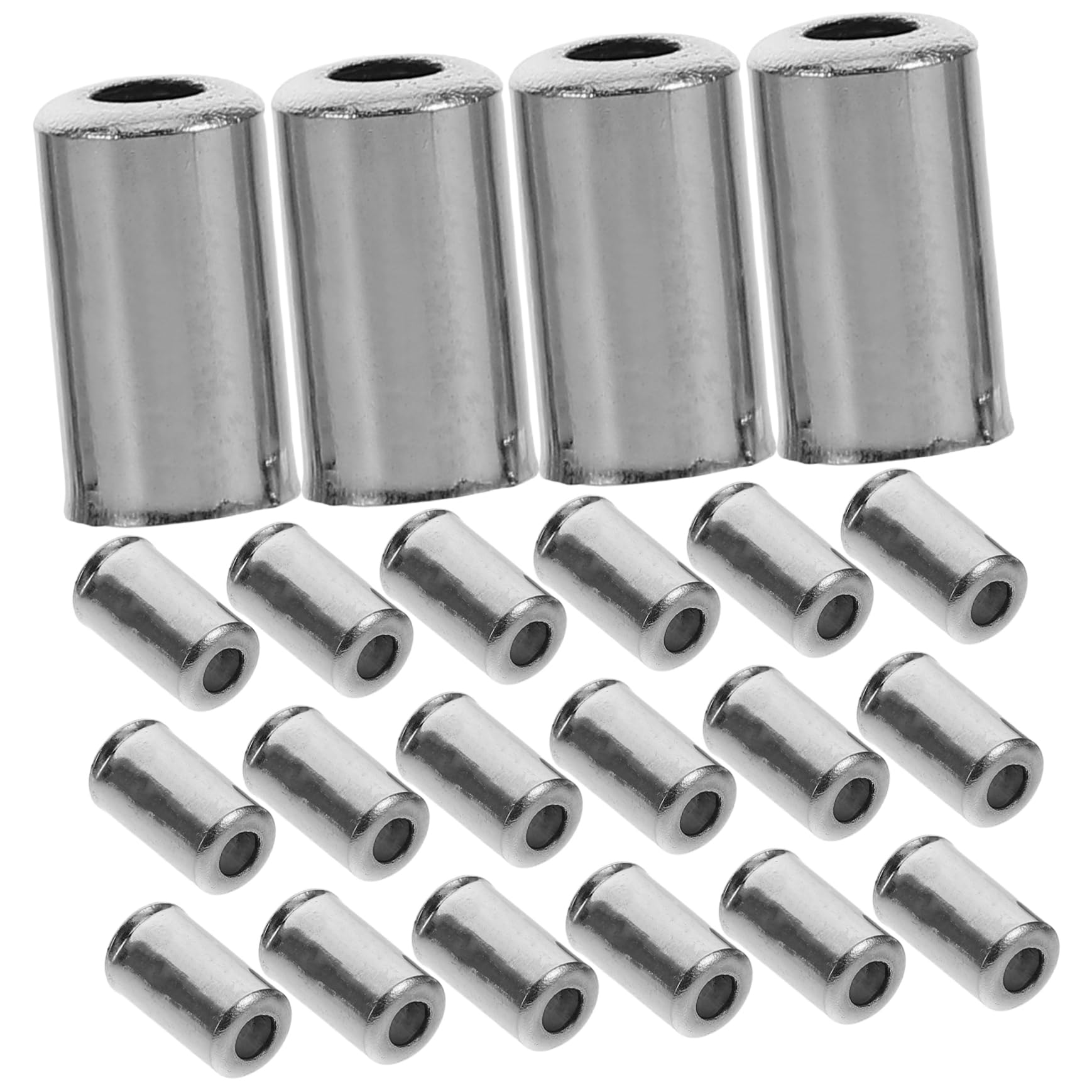 BESTonZON 200pcs Aluminum Alloy Brake Cable End Caps for Mountain Road Bikes Durable Bicycle Brake Line Ferrule with Enhanced Performance Sturdy Design for Optimal Cycling Experience