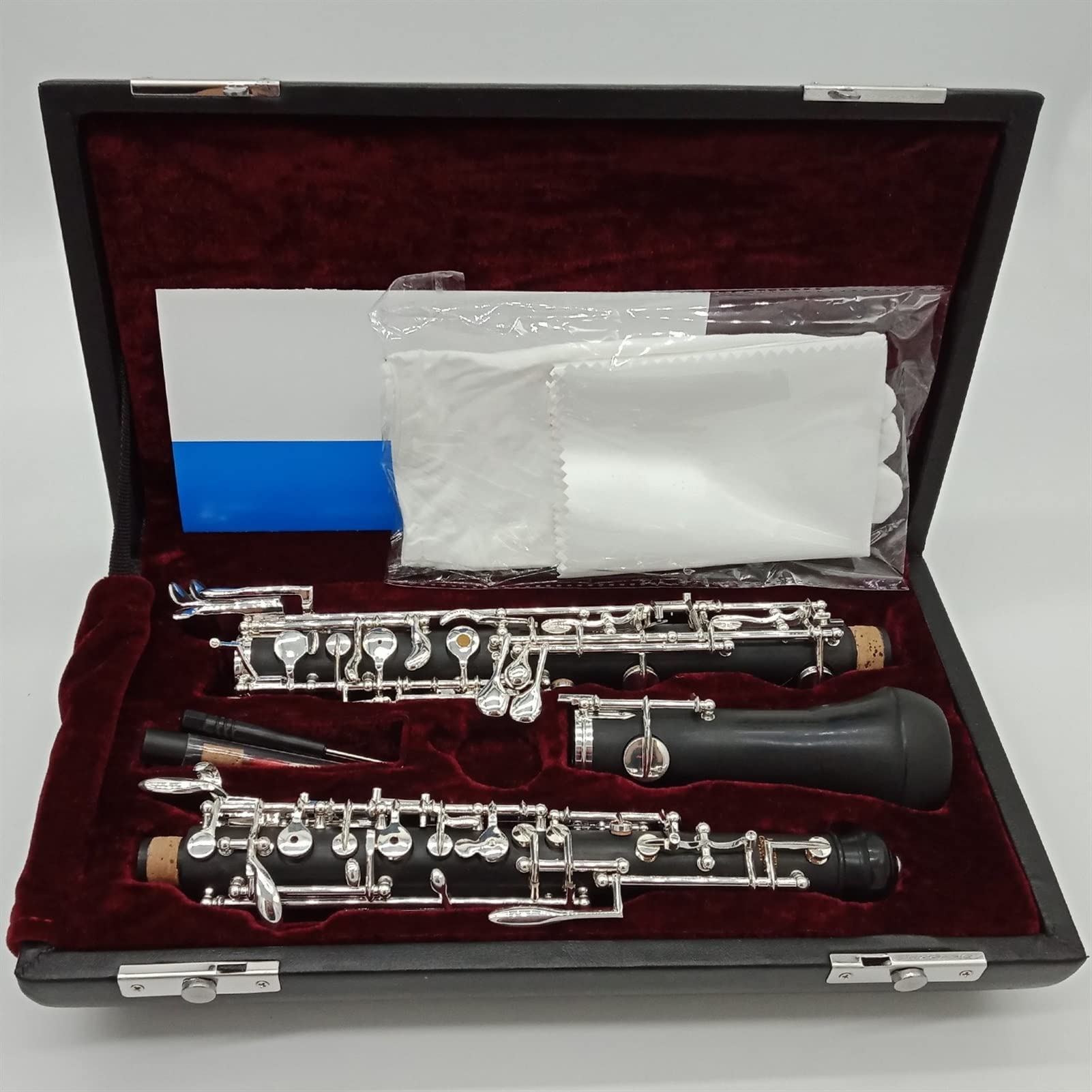 Strumento Oboe Oboe C Key Student Model Bakelite Oboe Key Silver Placcato con Accessori per Cause Principiante di Oboe