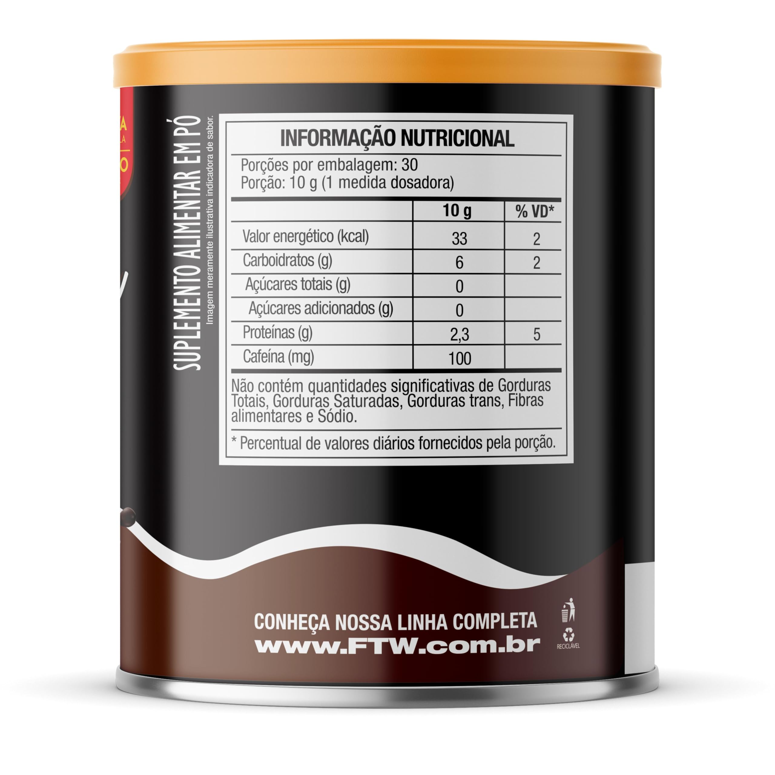 Delicious Coffee (300g) - Tradicional - FTW Sports Nutrition, FTW