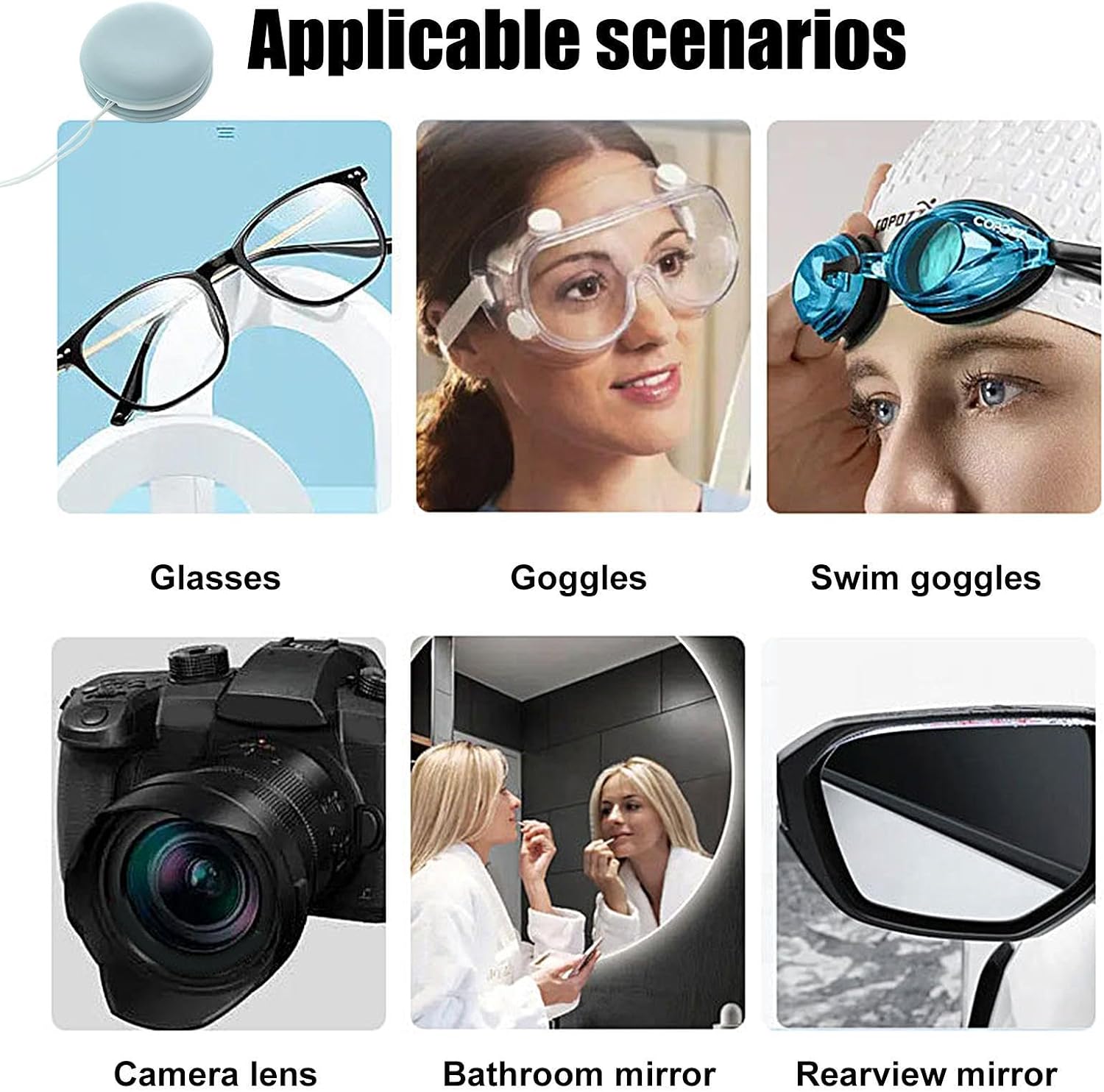 Mobile Phone Screen Wipe Glass Lens Brush Pendant image 4