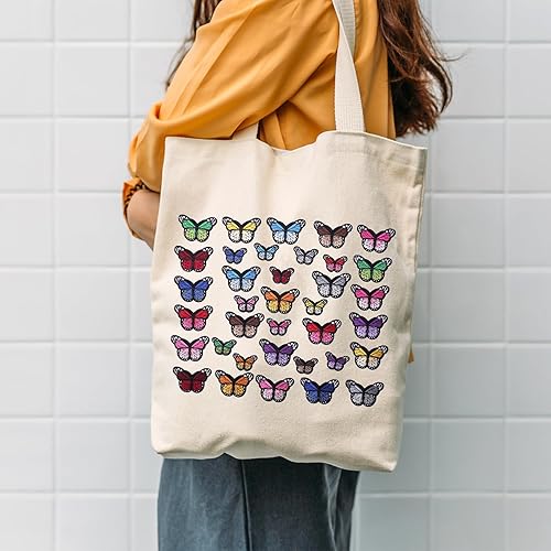 Miniatura 5 de TACVEL 36 parches de mariposa para planchar, bordado para coser o planchar para ropa, vestido, sombrero, jeans, accesorios de bricolaje