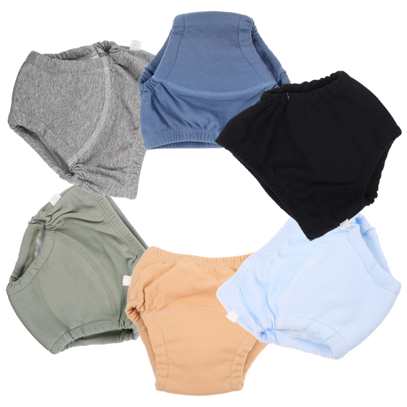 Pantalones de Entrenamiento Absorbentes para Ñiño Recién Nacido 6 Piezas