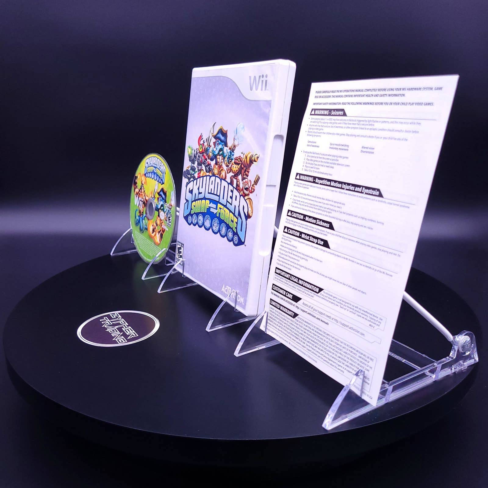ニンテンドーwii Nintendo Wii Activision Skylanders Swap Force Game Case Art