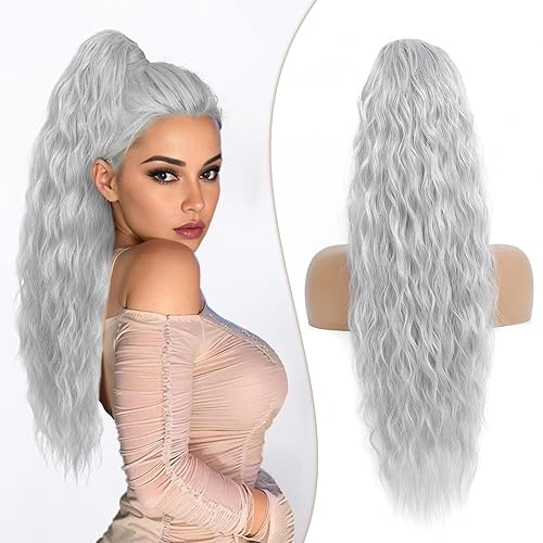 Mairead Drawstring Ponytail Extension for Women 26 Inch Long Wavy