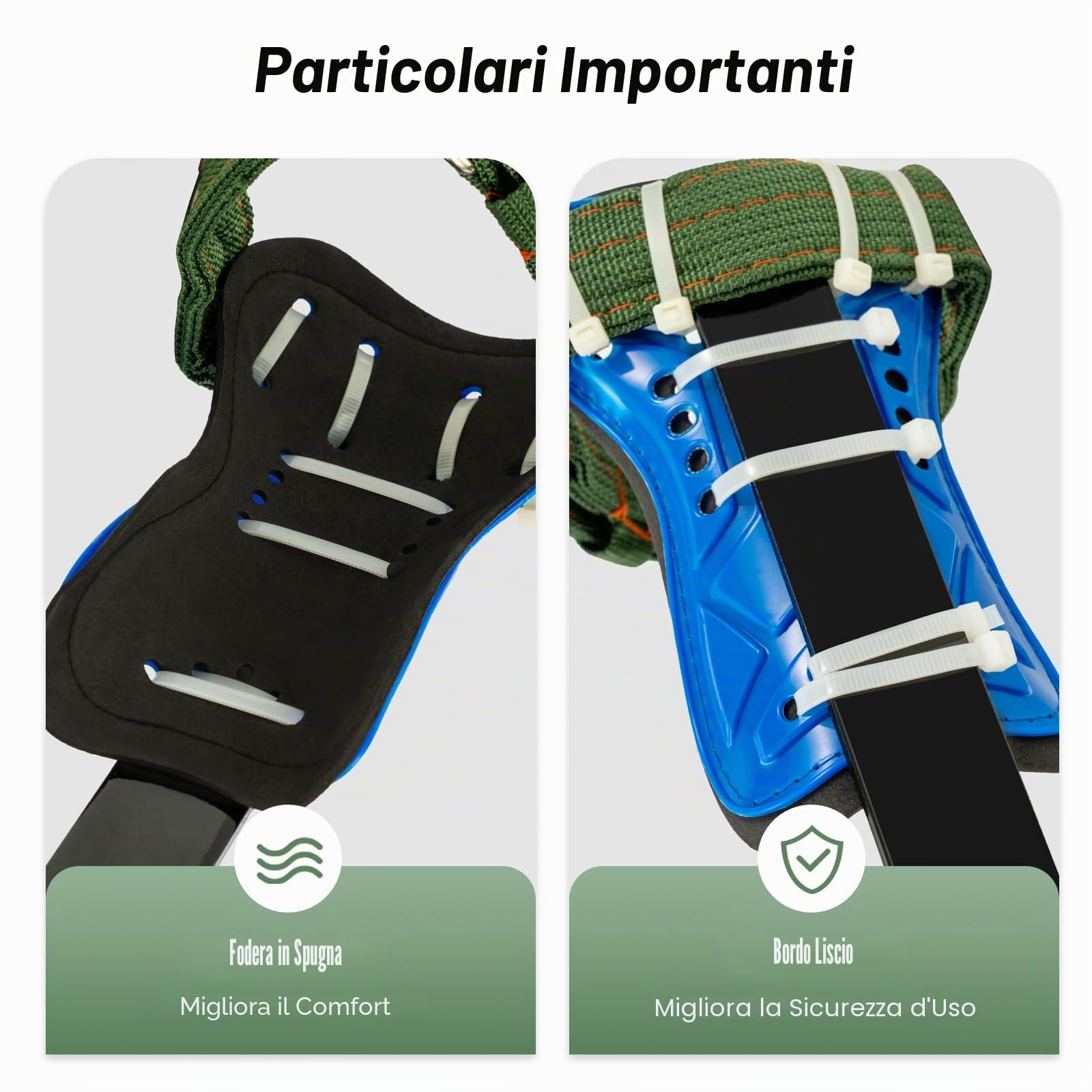 Set di attrezzi per arrampicata sugli alberi, 1 paio di attrezzature per arrampicata sugli alberi, corda di ritenzione, ramponi, picchi, attrezzi per arrampicata con nastro di sicurezza