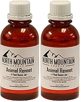 Vista 2 de North Mountain Supply Cuajo líquido de ternera de calidad profesional, cuajo animal para hacer queso, 4 onzas líquidas