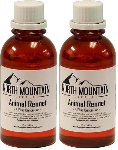 Miniatura 2 de North Mountain Supply Cuajo líquido de ternera de calidad profesional, cuajo animal para hacer queso, 4 onzas líquidas