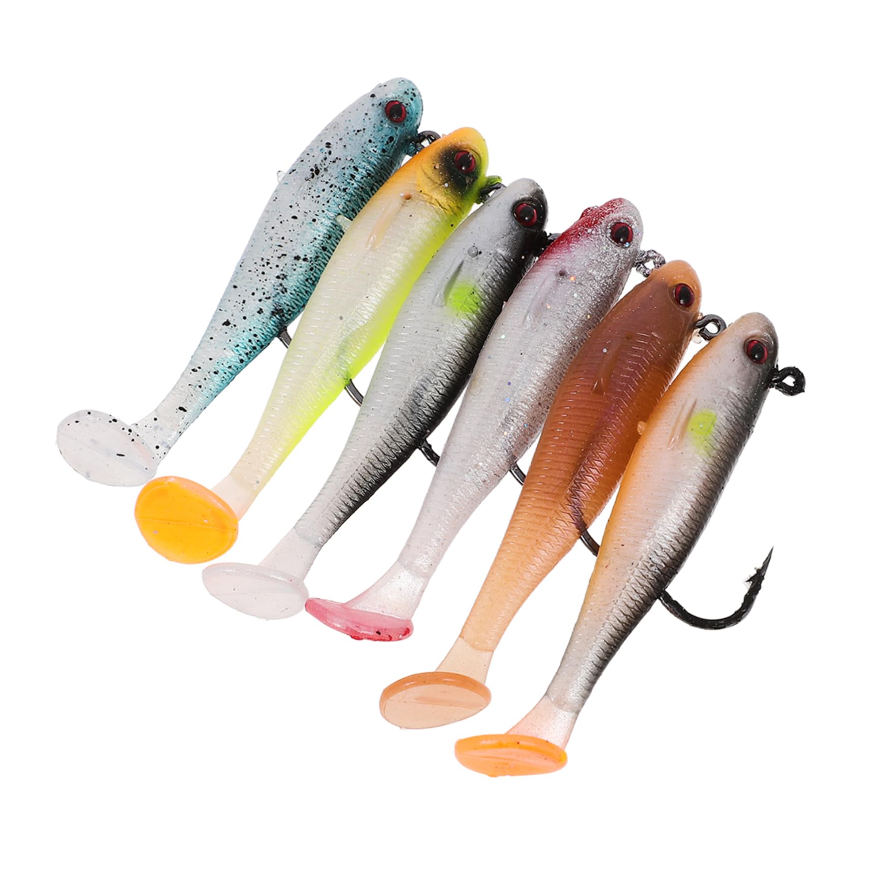Appât pour La Pêche Bar Gabarits d'eau Salée Appâts De Pêche Portables Petit Leurre De Pêche Coloré Faux Appâts Universels Accessoire De Pêche Abdos