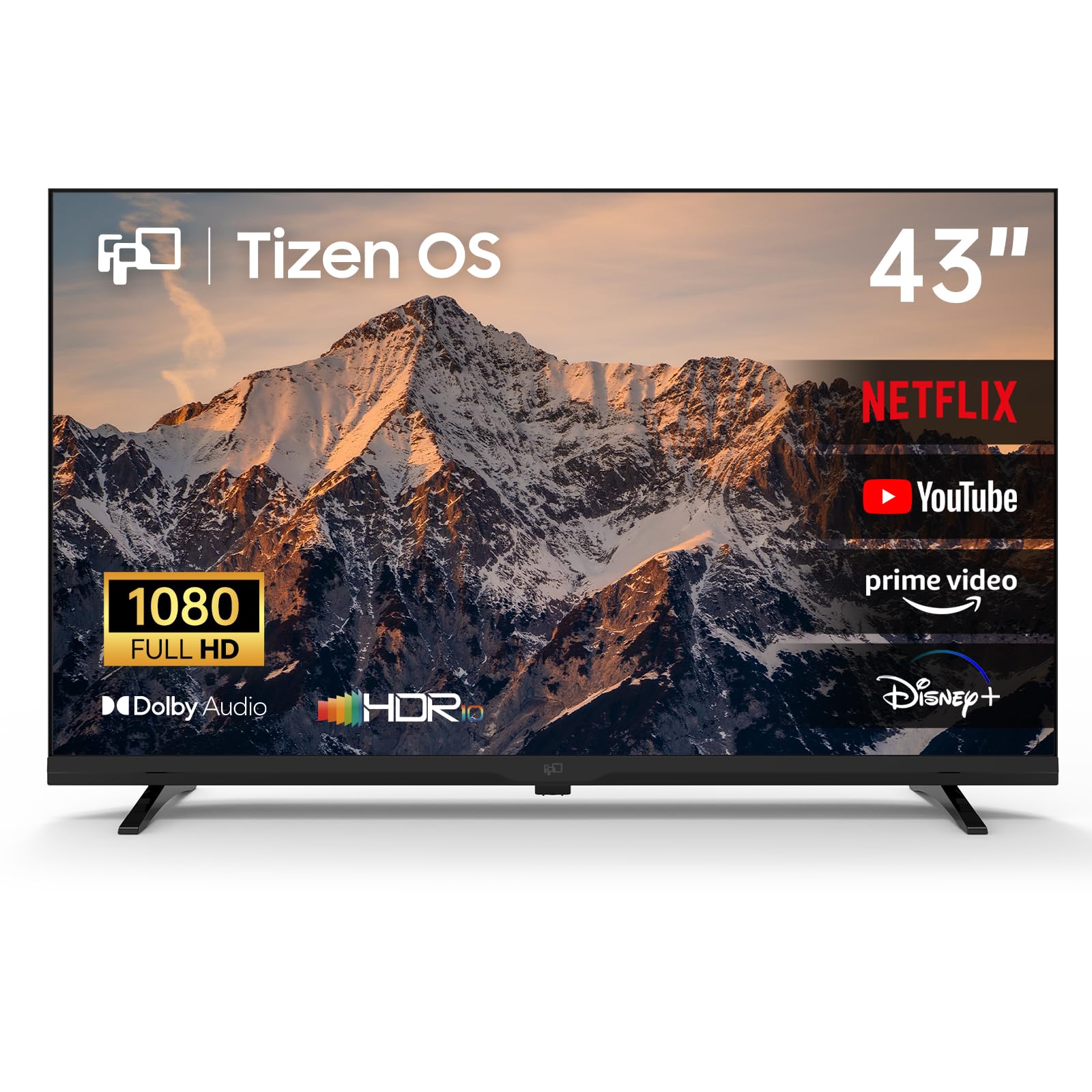 FPD Smart TV 43 Pulgadas Televisor Full HD 1080p Tizen OS Pantalla Plana | 350+ canales gratis Samsung TV Plus, Audio Dolby, HDR10, Gaming Hub juegos en la nube, SmartThings, Miracast