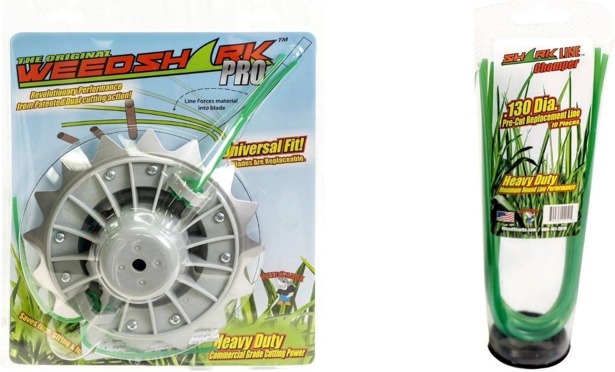 Pro Trimmer Head with Free 10pc SharkLine Chomper String