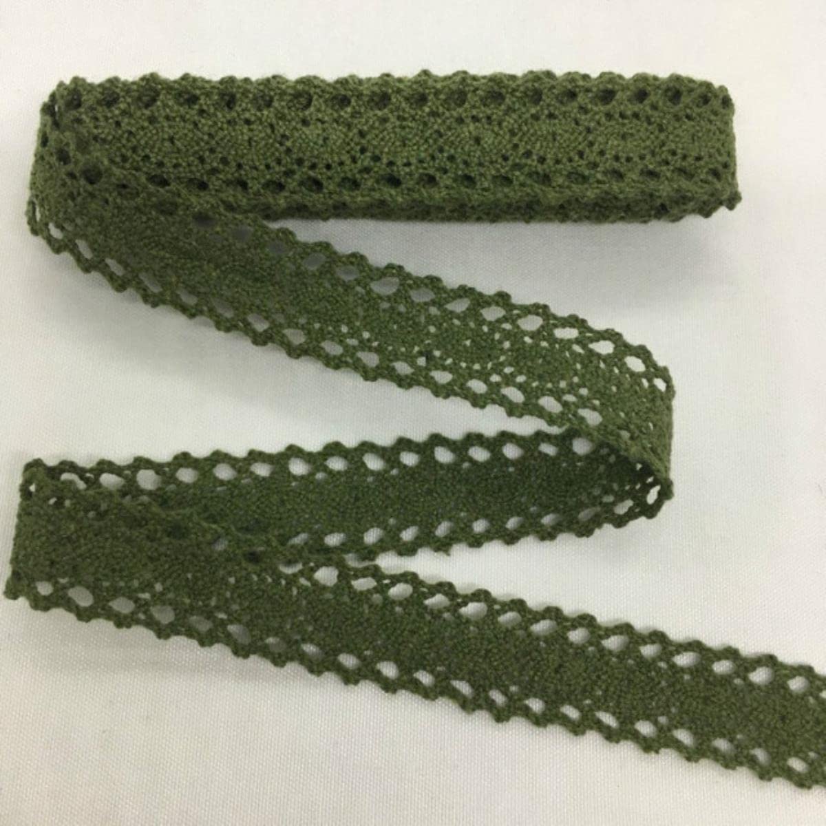 Tissus,Ruban En Dentelle De Coton Crocheté Coloré 0.5cm – 2