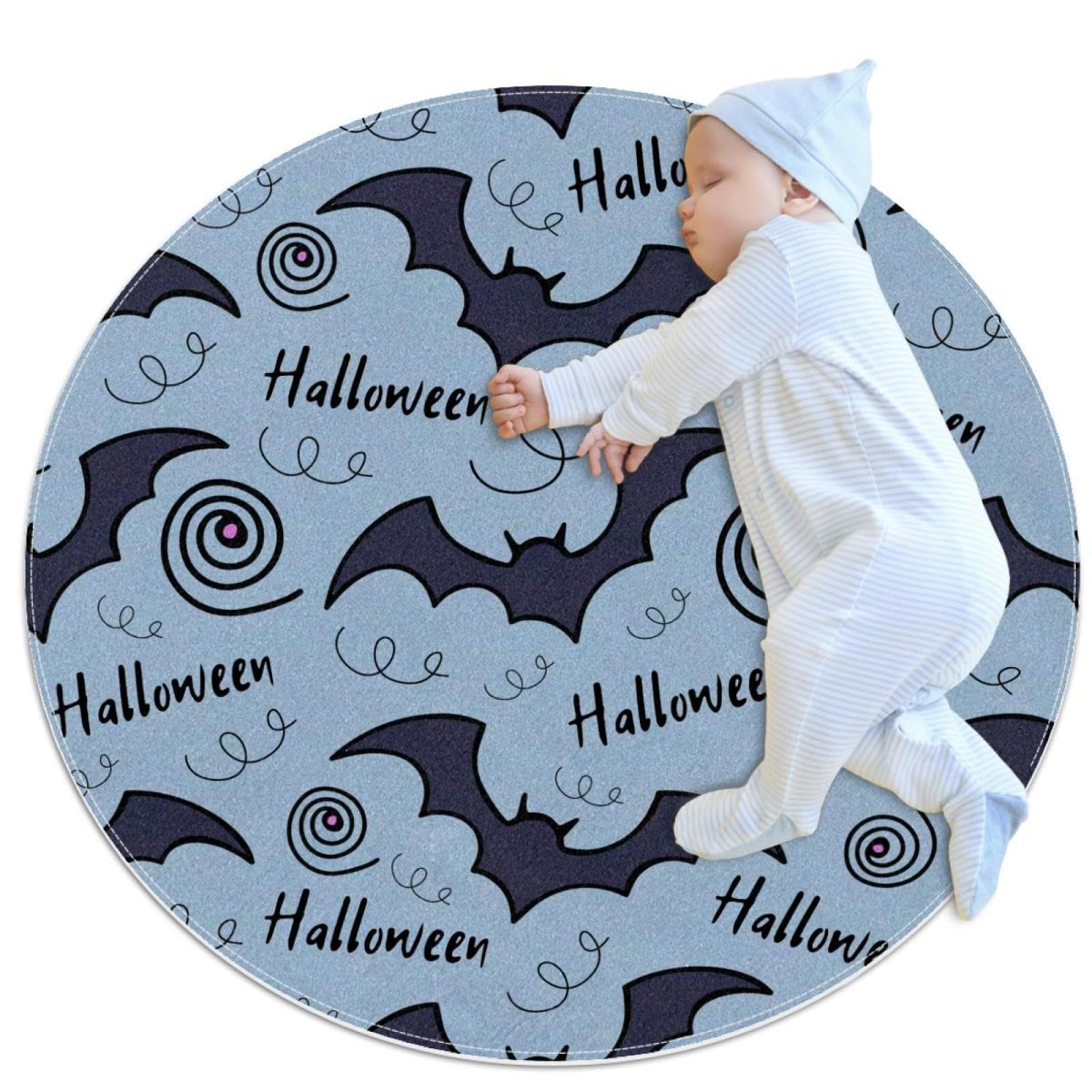 Tapis de salle de bain chauve-souris d'Halloween pour une ambiance de chambre cosy et salon