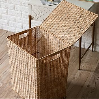 バスケット ゴミ箱 Amazon.co.jp: ゴミ箱 ゴミ入れ ゴミ袋ホルダ 編まれた