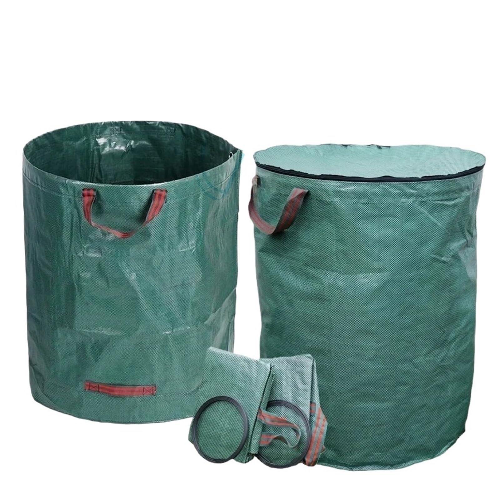 Garden Waste Bag Reusable Garden Yard Waste Bags - Pop-Up Lawn Leaf Tote and Debris Container for Efficient Grass and Landscape Cleanup(No Lid)