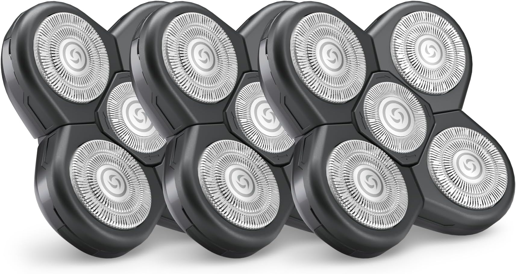 Freebird FlexSeries Official Blade 3 Pack Refills - No Irritation, Razor Bumps or Ingrown Hairs, Ultra-Sharp, Durable, ScalpSafe Design, QuickSnap Install, Compatible with FlexSeries