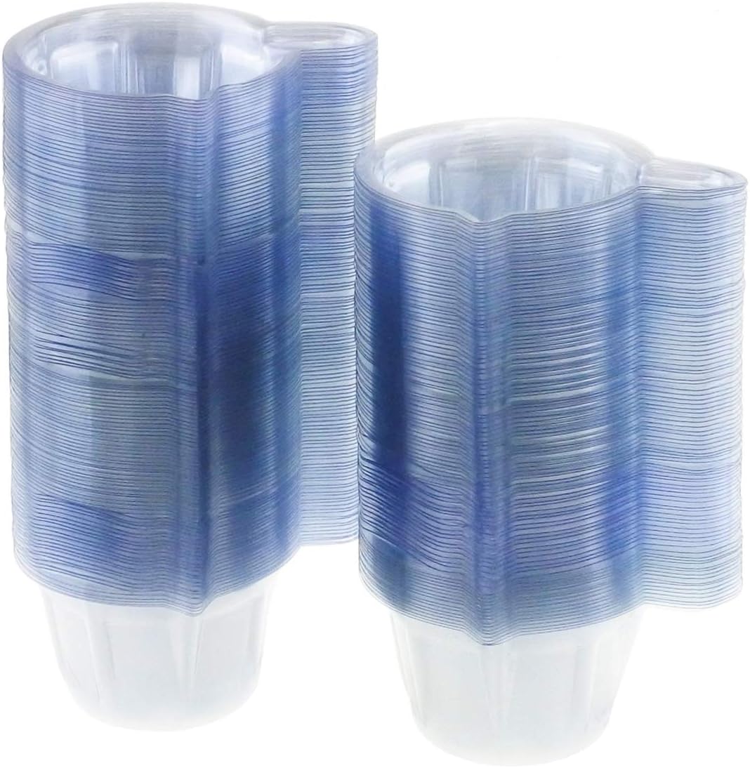 Jyongmer 200 Pack Urine Cups, Disposable Plastic Urine Collection Cups, 40ml Specimen Container for Pregnancy Confirm/Ovulation Test/pH Test Etc