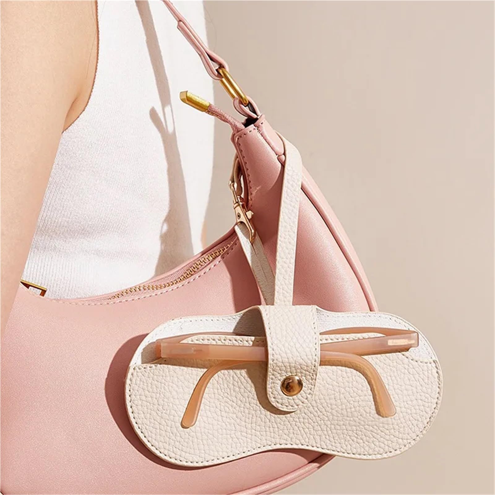 Sonnenbrillen etui Tragbare Aufbewahrungstasche For Brillen Und Sonnenbrillen & Clip-Schutzhülle For Herren für Stilvoll Tragbar