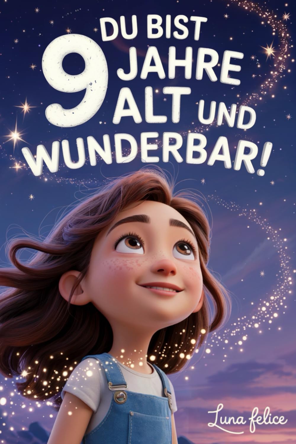 Du bist 9 Jahre alt und wunderbar! Inspirierende Geschichten für Mädchen: Ein magisches Buch mit 15 Erzählungen, die das Selbstvertrauen stärken und die Kreativität fördern
