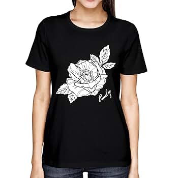 100 North Emily Rose Flower Floral Name Unisex Adult Cotton