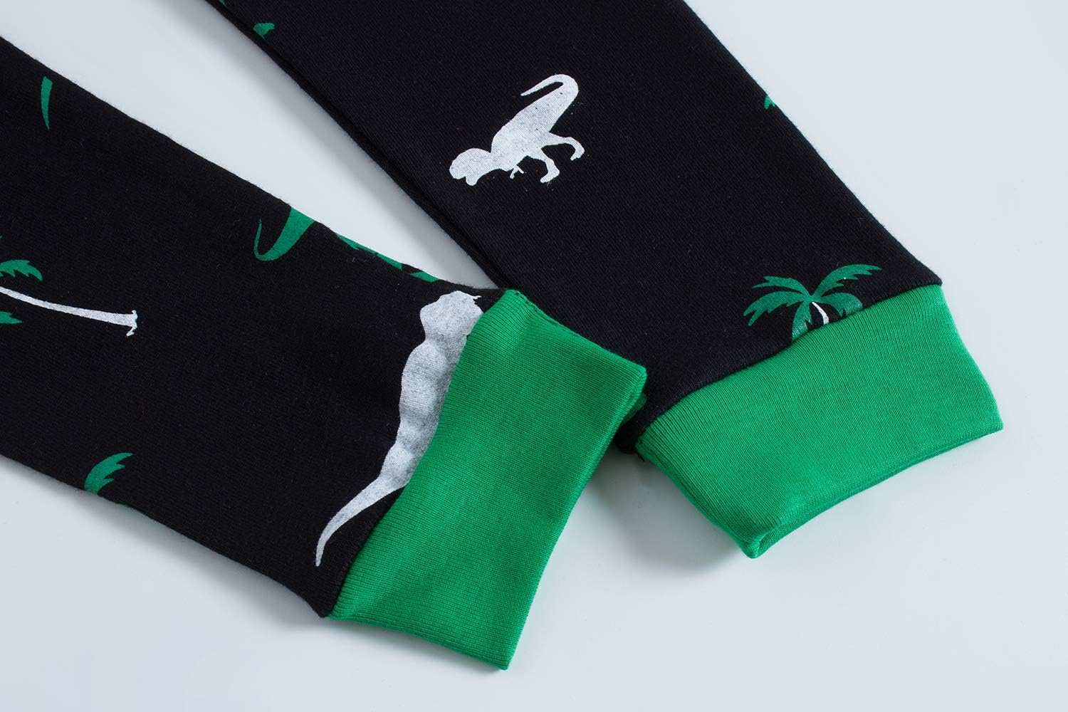 Popshion Little Boys Pajamas Sets Glow in Dark Dinosaur 100% Cotton 2 Piece Toddler Clothes Kids Pjs Sleepwear Size 2-10T - Image 6