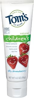 Tom'S Of Maine Children'S Natural Toothpaste Silly Strawberry 4.2 Oz