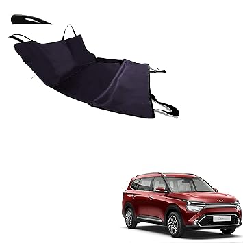 CuboDePlato Car Pet Rear Seat Cover Dog Hammock Make Black Red for CuboDePlato Carens 2022
