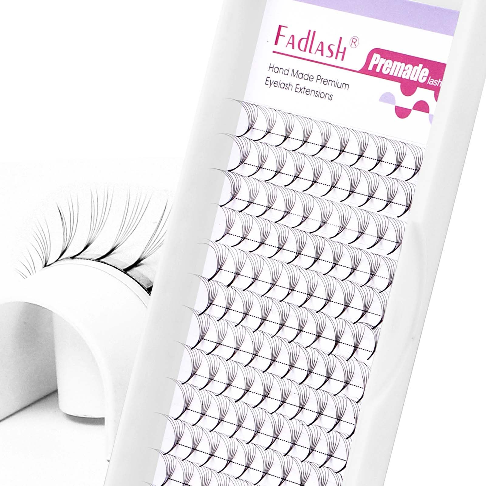 Volumen Ruso 10D 0.07mm C Curl 15mm Prefabricados Extensiones de Pestañas Volume Lashes Extension Ruso Pestañas — view 78