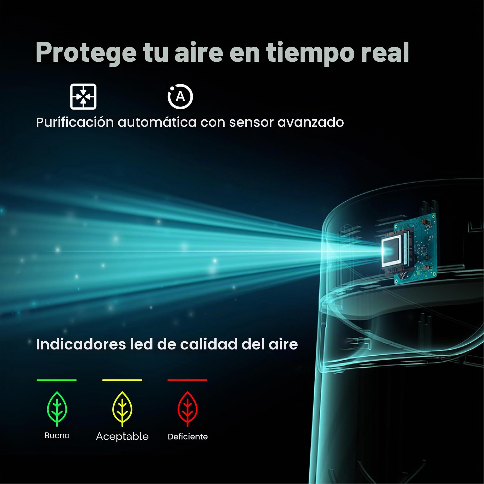 Resiners Purificador de aire puro personalizado para los amantes de la resina