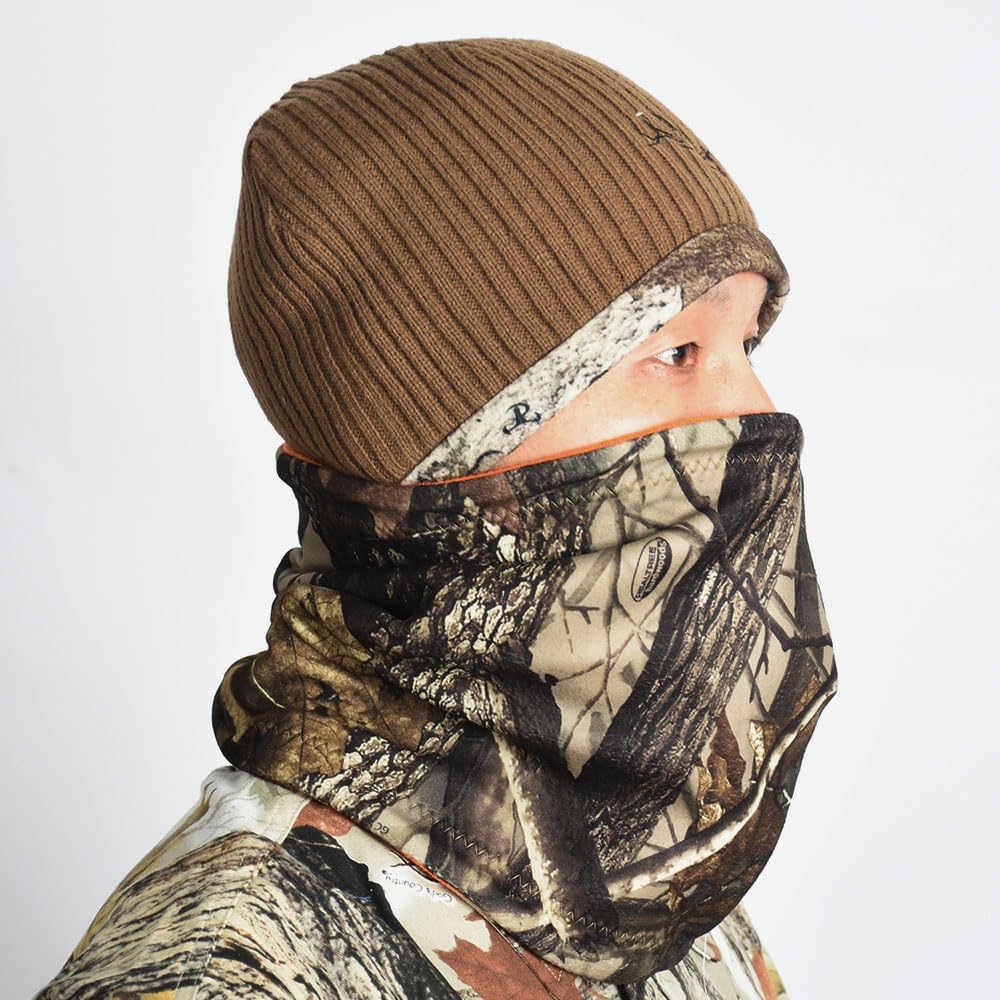 EDTREK Reversible Windproof Fleece Beanie Hat - Warm Winter Hat for Hunting Fishing Camping in Cold Weather - Image 6