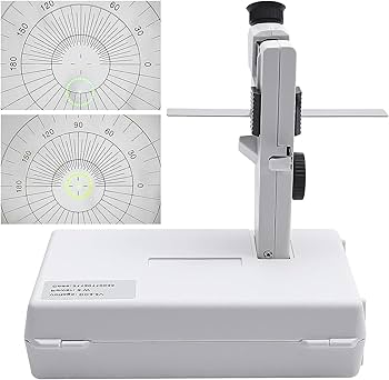 Amazon.co.jp: ポータブル手動光学レンズメーター、HDレンズ付き検眼