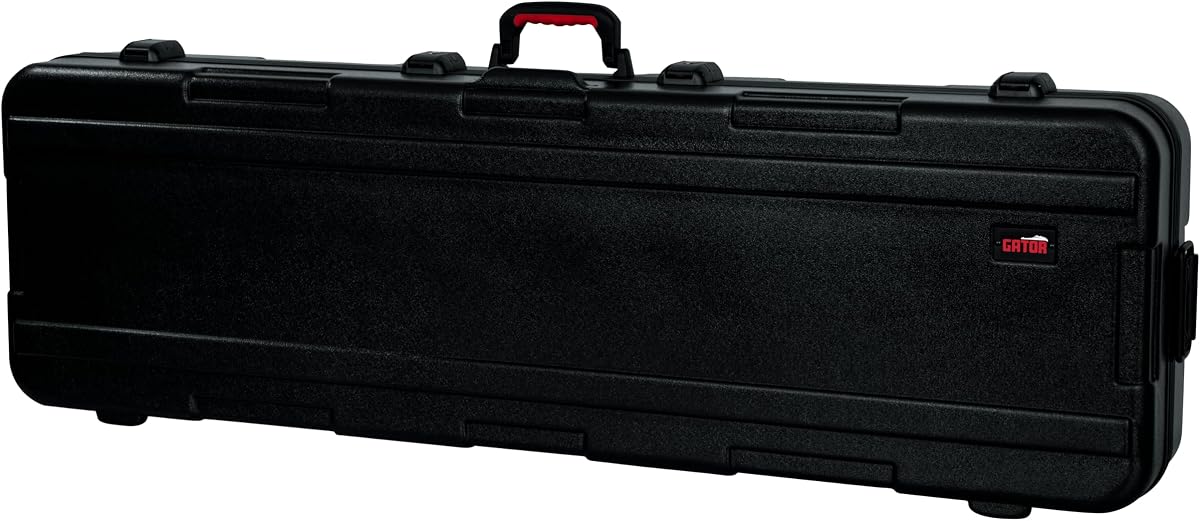 Gator Cases Frequent Flyer's Series Molded Flight Case for Slim 88-Note Keyboards with TSA Approved Locking Latches and Recessed Wheels, (GTSA-KEY88SL)