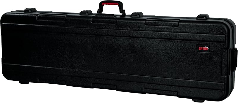 Gator Cases Frequent Flyer's Series Molded Flight Case for Slim 88-Note Keyboards with TSA Approved Locking Latches and Recessed Wheels, (GTSA-KEY88SL)
