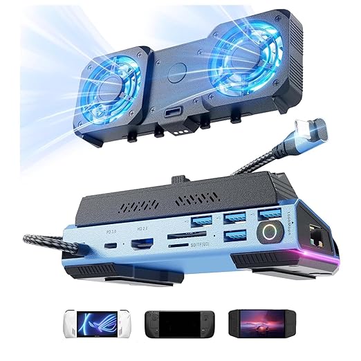 Estación de acoplamiento USB C 9 en 1 RGB LICAEVEY miniatura 8