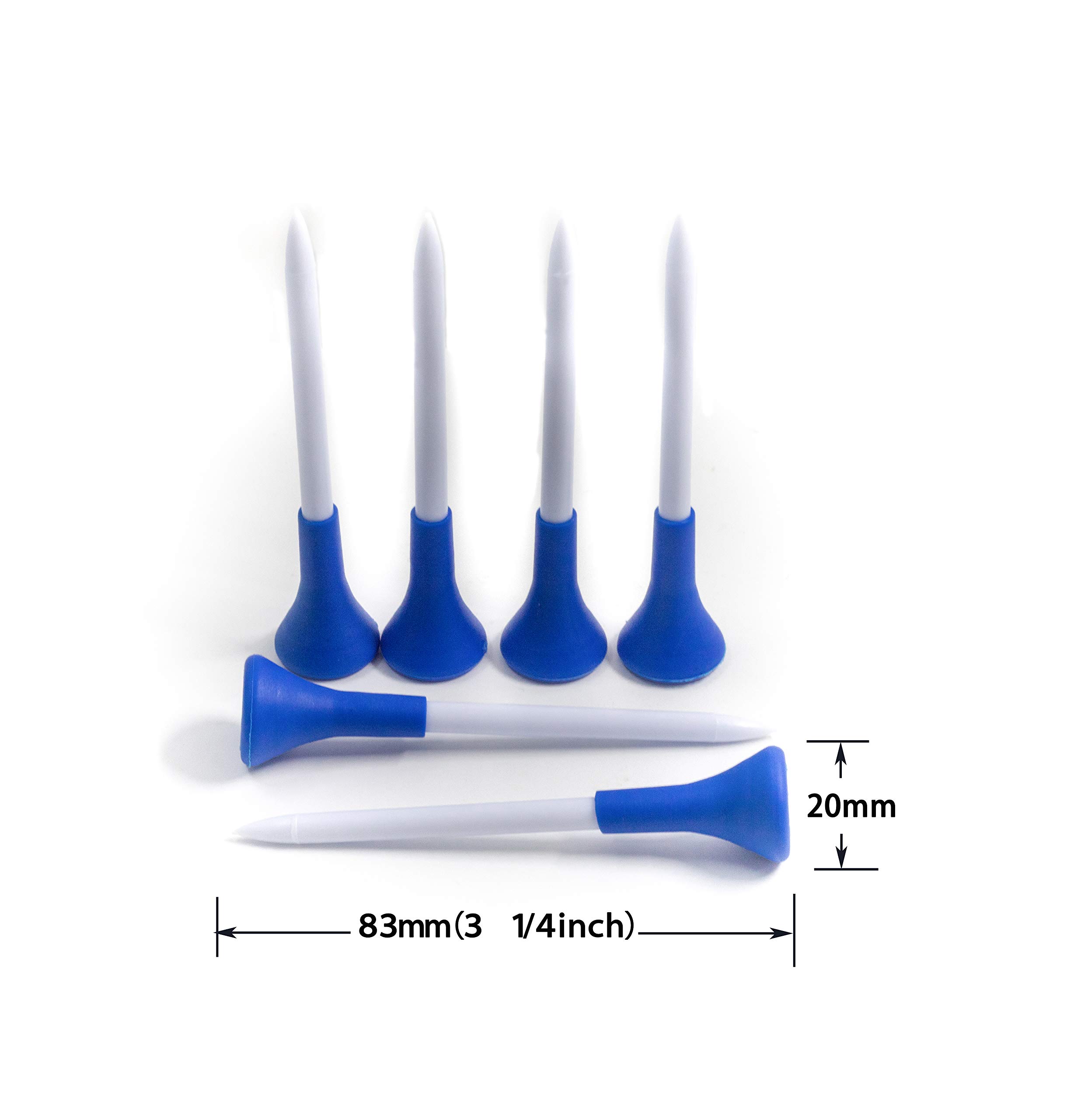 THF プラスチックゴルフティー ソフトラバーカバー付き 3 1/4 83mm