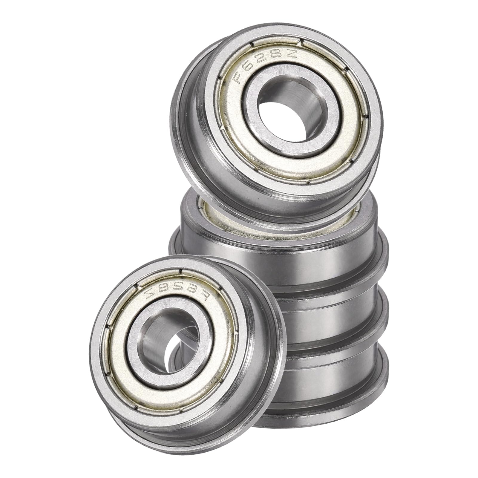 Roulements à billes F628ZZ sourcing map 8x24x8mm en acier chromé