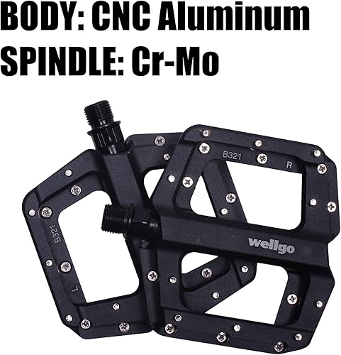 Miniatura 4 de Alps2Ocean Lightweight Bike Pedals,Waterproof Bicycle Pedals with CNC Aluminum,Universal 916 inch Anti-Skid Platform for Commuter
