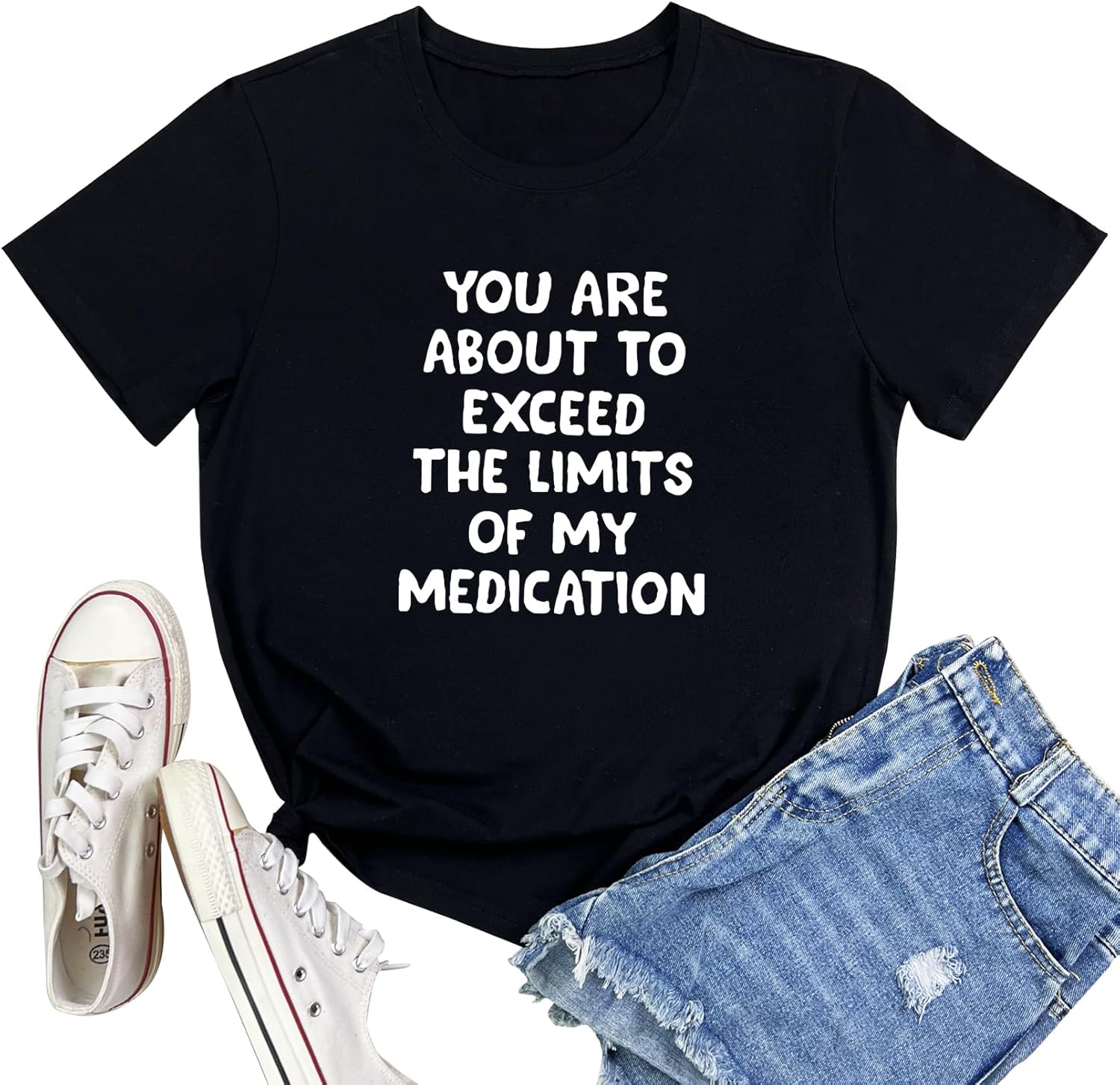 LOOKFACE Women's Graphic Tees You are About Tees