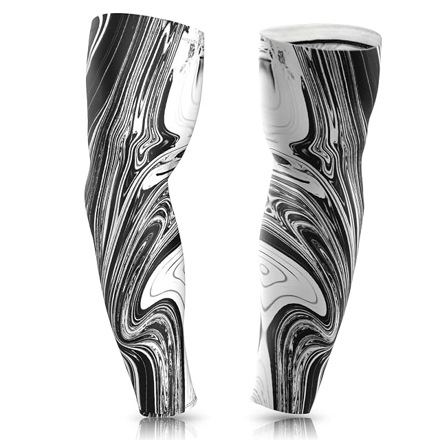 Arm Sleeve Gaming siatkówka, jazda na rowerze: e-sport ochraniacz na ramiona, rękawy, mankiety, tatuaż, biały, czarny, lato, dla mężczyzn i kobiet, średni