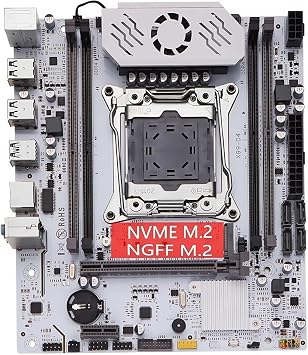 X99 D4 LGA 2011 3 Computer Motherboards Motherboard with M.2 Slot Compatible with DDR4 X99 C612 Chip SATA3.0 USB3.0 PCI16X