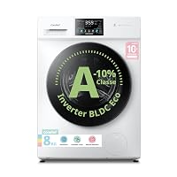 COMFEE' Lavatrice Carica Frontale 8 kg, Classe A-10%