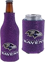 Vista 29 de Soporte aislante para latas y botellas de fútbol americano enfriador de bebidas Huggie (Nueva Orleans (Saints) - Negro)