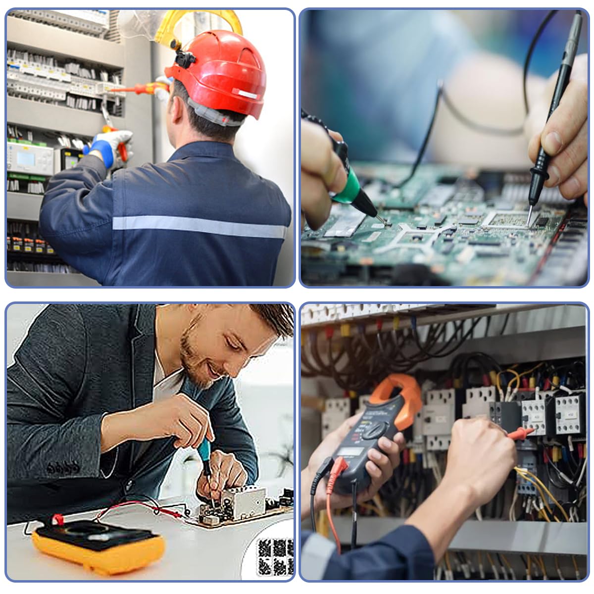 Multimetr 2 mm sonda testowa 600 V/10 A, przedłużona igła do testowania igieł do przekłuwania igły do przekłuwania przewodów Tl71 Tl75, do testów elektrycznych