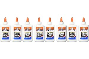 Elmer's Washable No-Run School Glue 4 oz, 1 Bottle Pack of 2 4 Pack