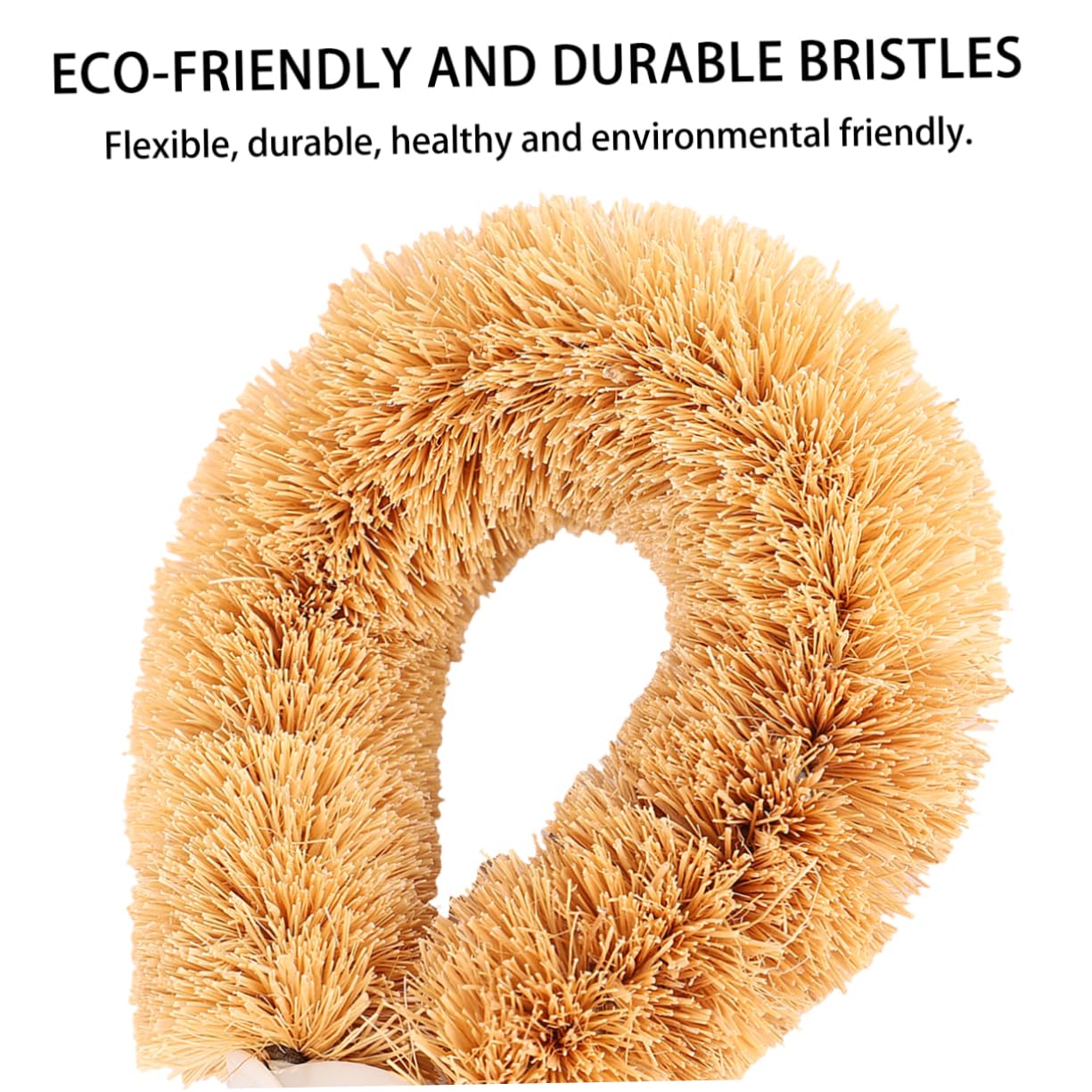 CLISPEED Coconut Fibre Pot Brush Dish Scrubber Sponge Bristle Brush for Dishes Comfortable Storage