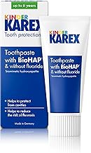 Kinder Karex - Dentifricio per bambini – 1x 50 ml - Protezione carie per bambini dai 0 anni in su, con BioHAP, senza fluoruro – dal primo dente da latte