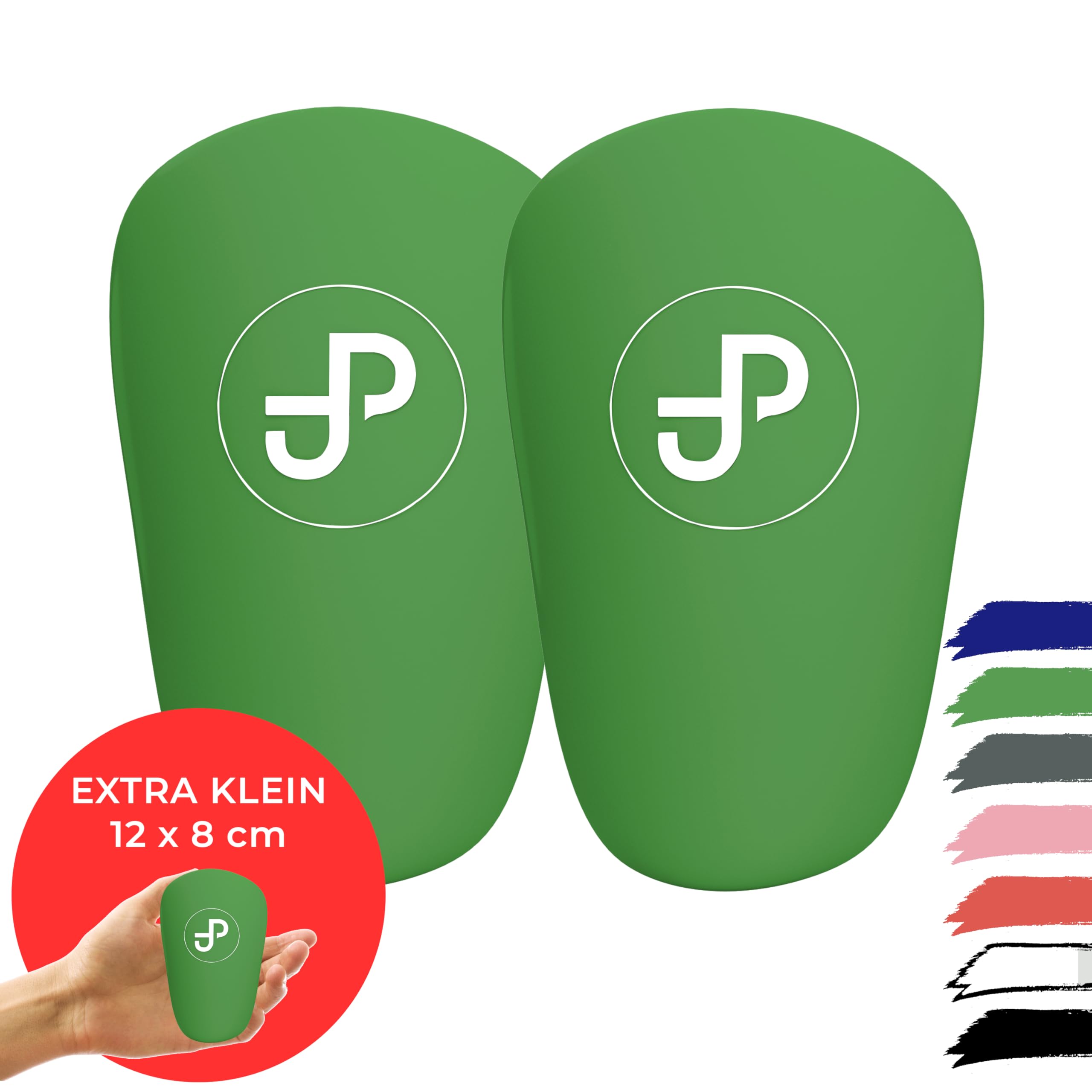 JDP Mini Schienbeinschoner, extra kleine Schienbeinschoner Fußball Herren, Anti-Rutsch Mini Schienbeinschützer Kinder Fussball, Fußball Schienbeinschützer klein Herren/Damen/Kinder, Shin Guards