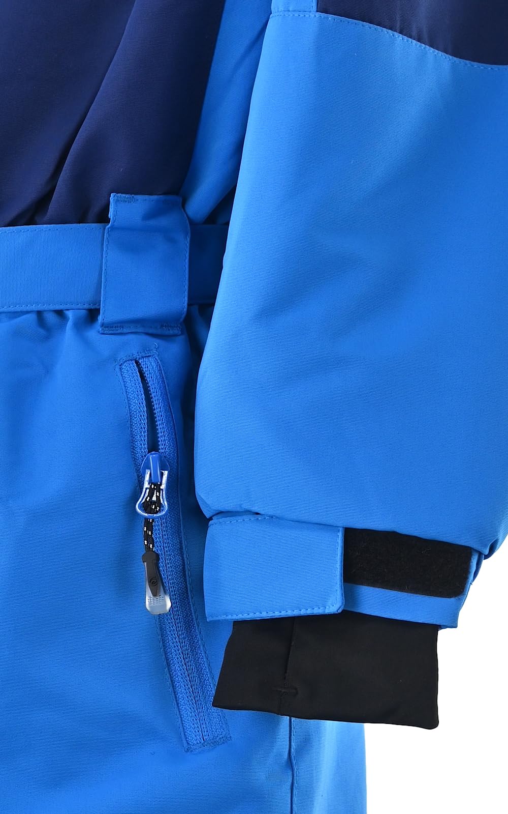 Kinder Schneeanzug Schneeoverall Jungen Gefütterter Wasserabweisender und Windfester Einteiliges Skianzug Skioverall Größe 140-164 012blau