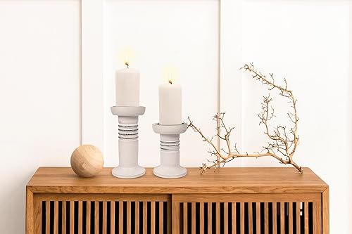 Miniatura 5 de NIRMAN Juego de portavelas decorativo, soporte para velas de decoración del hogar, centro de mesa decorativo, juego de decoración de chimenea