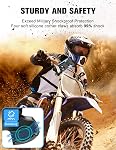Bike Phone Mount, 360° Rotatable Motorcycle Phone Holder for ATV MTB Scooter Compatible with iPhone 16 Plus/15/14/13 Pro Max, 4.7-6.7'' Phone